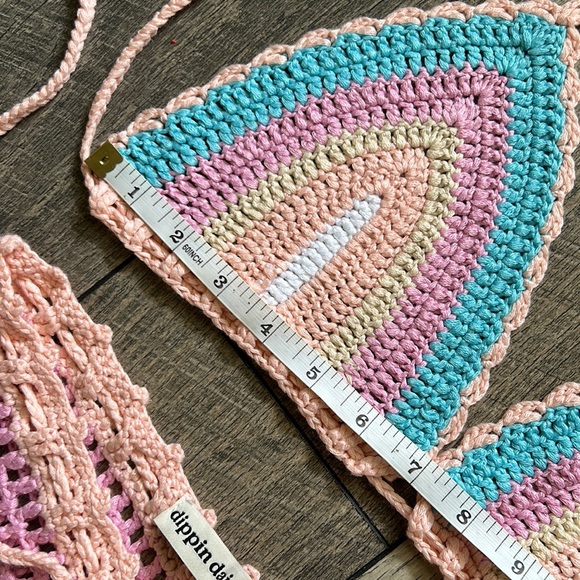 Dippin Daisy’s Rainbow Crochet Set - NWOT - Picture 7 of 10